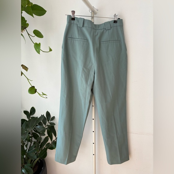 & Other Stories Sage Green Dress Pants - Picture 2 of 6